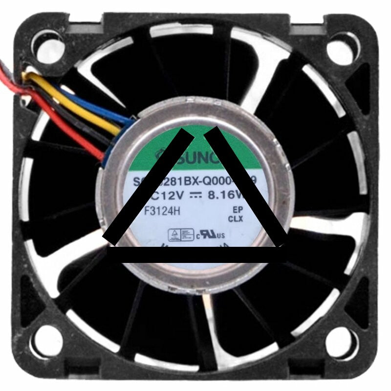 Sunon SG40281BX-Q000-S99 DC 12V 8.16W 2 / 3 / 4 Wires Axial Cooling Fan