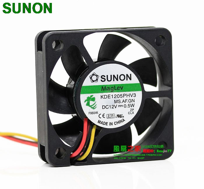 SUNON silent fan 5*5*1.5CM 50*50*15MM 5CM Maglev 5015 KDE1205PHV3 12V 0.5W