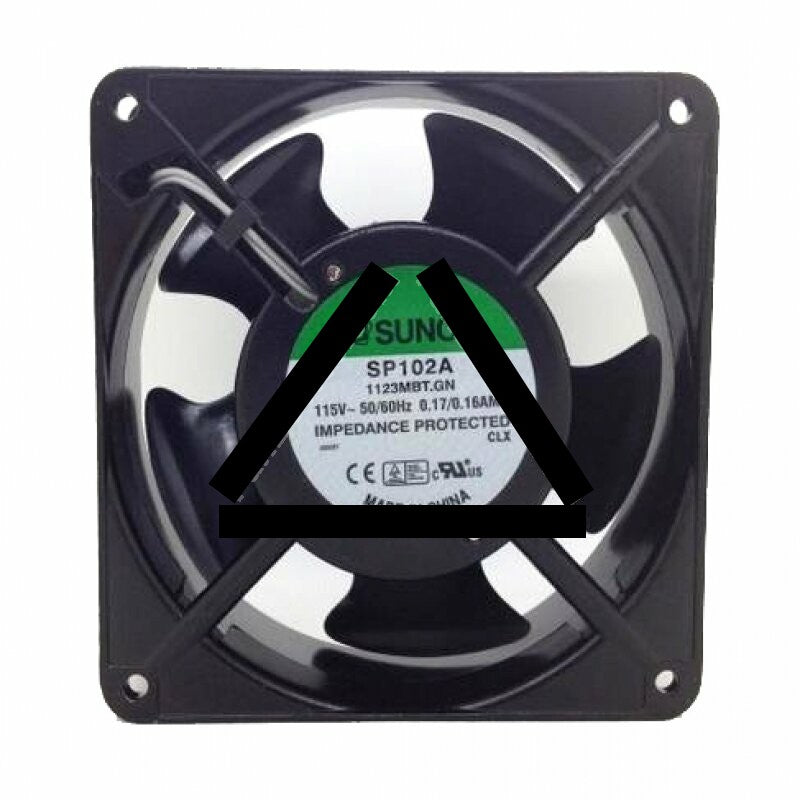 Sunon SP102A 1123MBT.GN AC 115V 0.17 / 0.16A 2 Wires Axial Cooling Fan