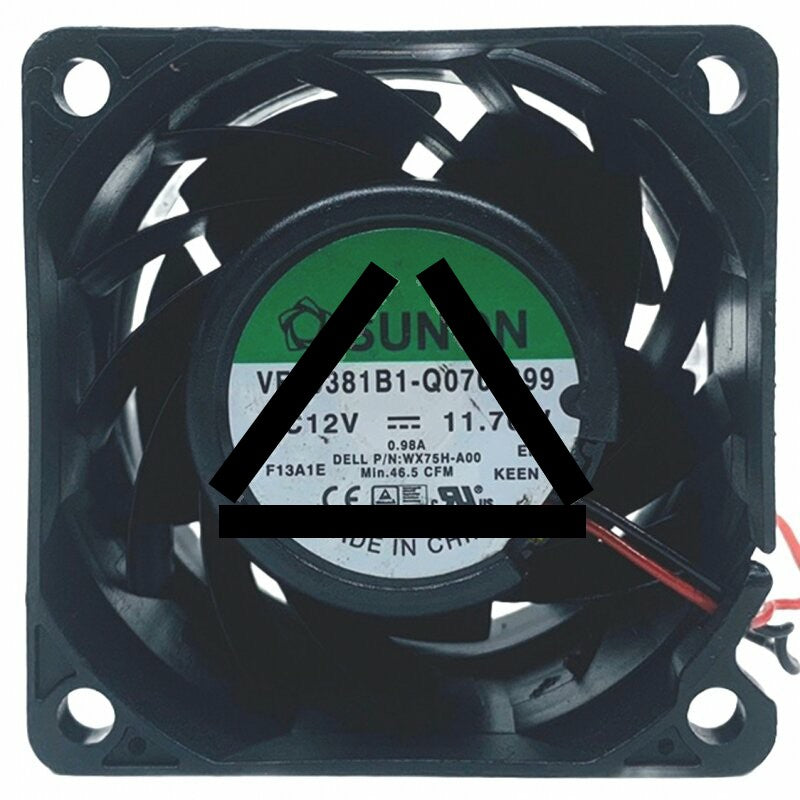 Sunon VF60381B1-Q070-S99 DC 12V 11.76W 2 / 3 / 4 Wires Axial Fan