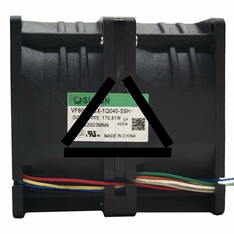 Sunon VF80804BX-1Q040-S9H DC 54V 170.81W 8 Wires Axial Cooling Fan
