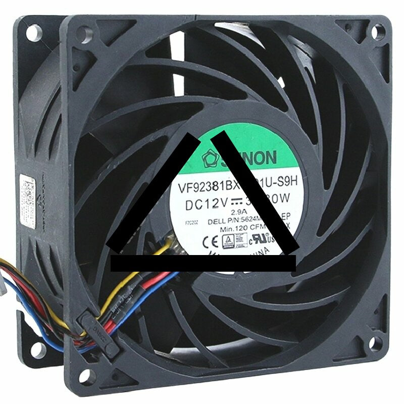 Sunon VF92381BX-Q01U-S9H DC 12V 34.80W 9238 Axial Cooling Fan