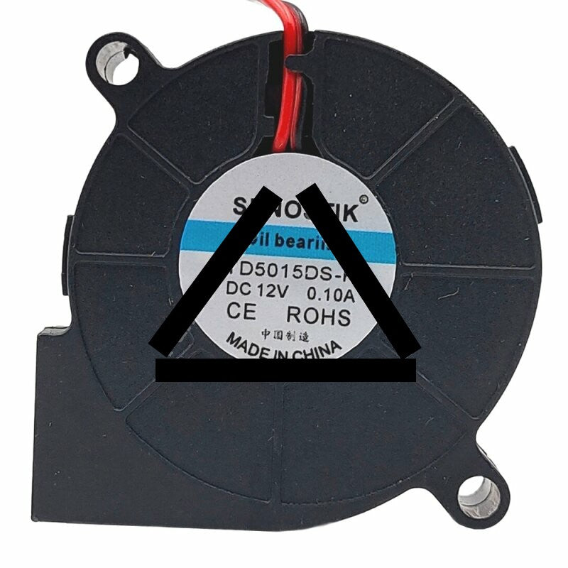 SUNOSTIK TD5015DS-K DC 12V 0.10A Oil Bearing Blower Cooling Fan