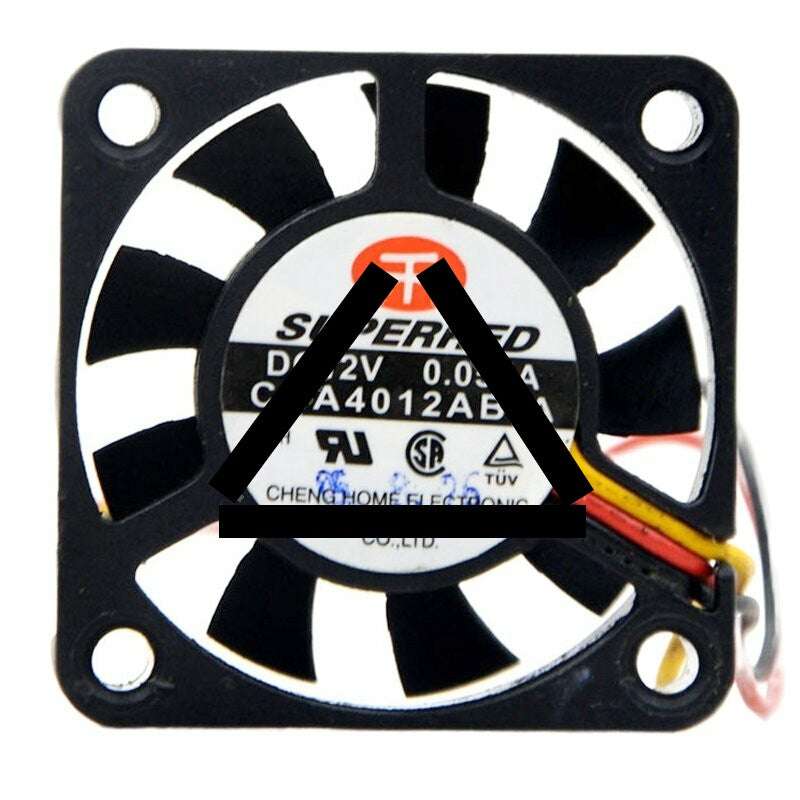 SuperRed CHA4012AB-A DC 12V 0.055A 4010 Axial Cooling Fan