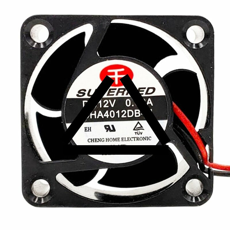 SuperRed CHA4012DB-M DC 12V 0.18A 4020 Axial Cooling Fan