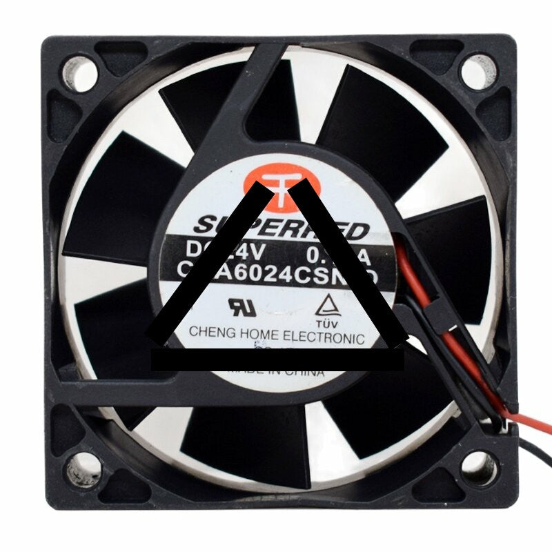SuperRed CHA6024CSN-O DC 24V 0.11A 6025 Axial Cooling Fan