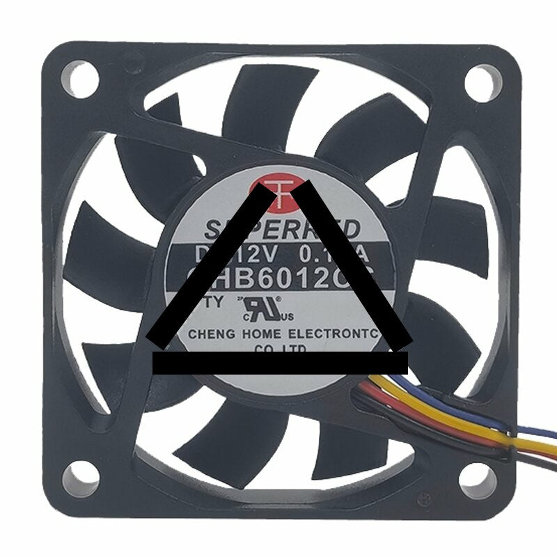 SuperRed CHB0612CS DC 12V 0.16A 6015 Axial Cooling Fan