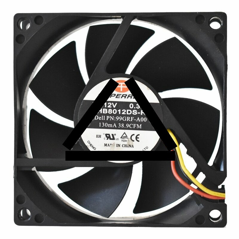 SuperRed CHB8012DS-R5 DC 12V 0.30A 8020 38.9CFM Axial Cooling Fan