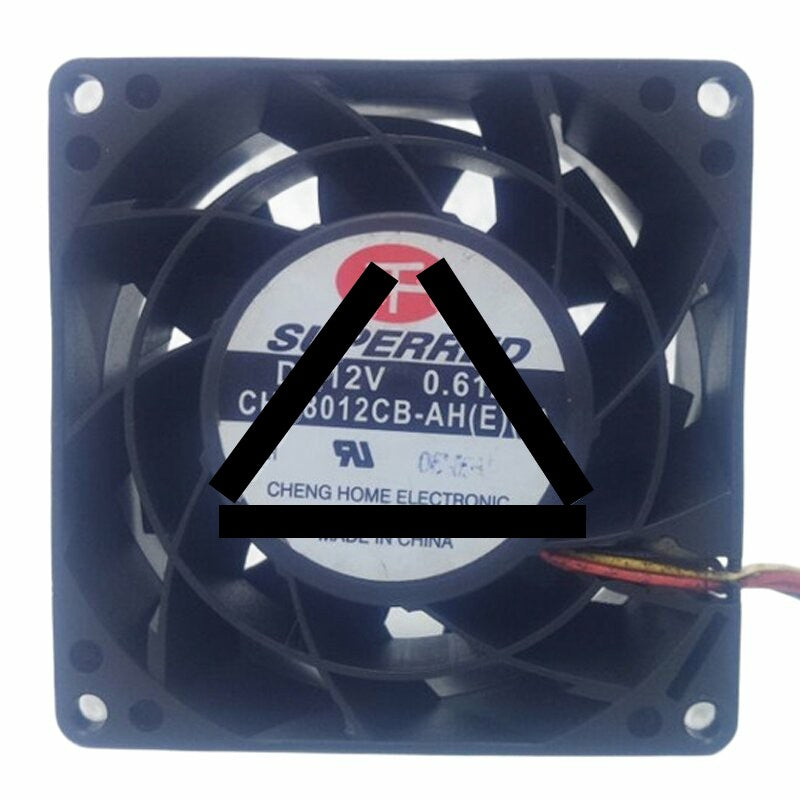 SuperRed CHC8012CB-AH(E)(T) DC 12V 0.61A 8038 Axial Cooling Fan