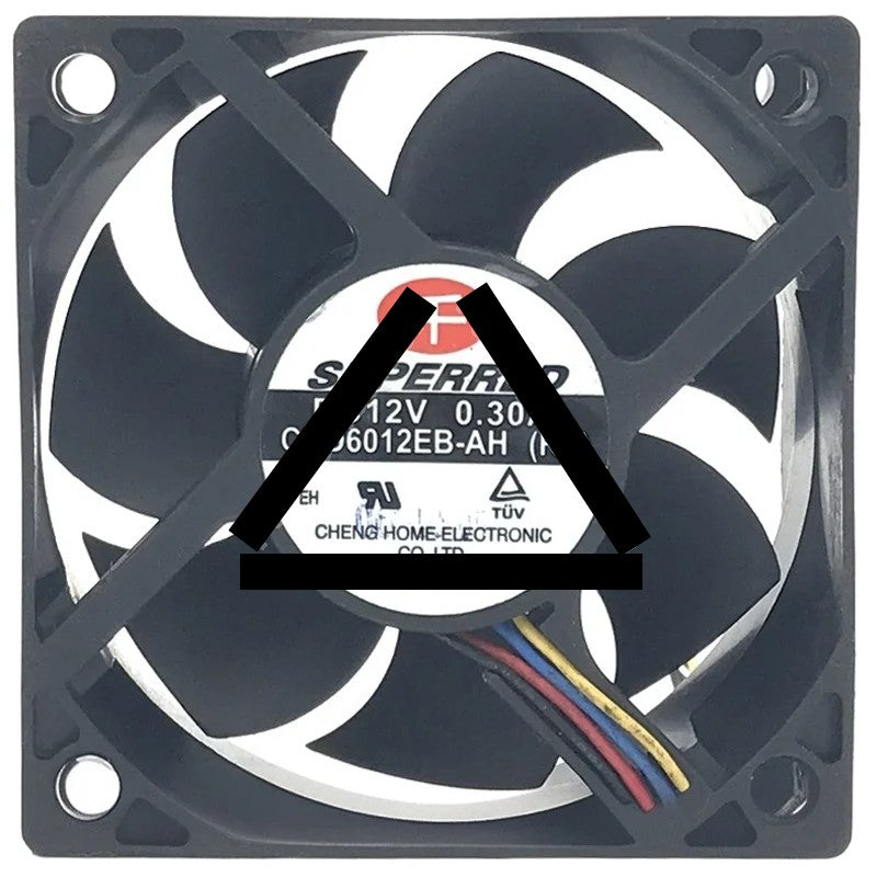 SuperRed CHD0612EB-AH 12V 0.30A Axial Cooling Fan