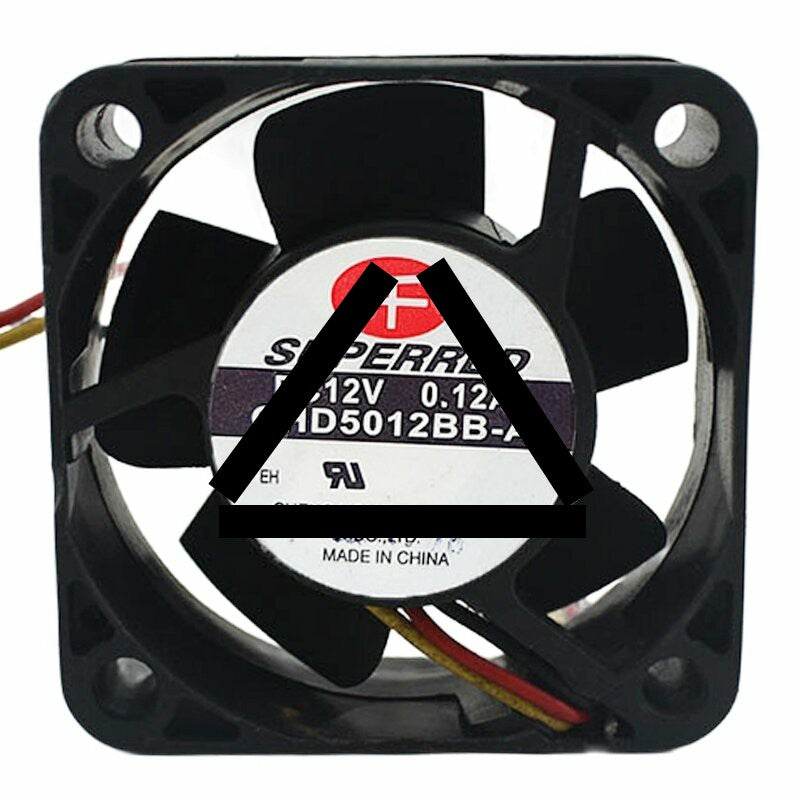 SuperRed CHD5012BB-A DC 12V 0.12A 5020 Axial Cooling Fan