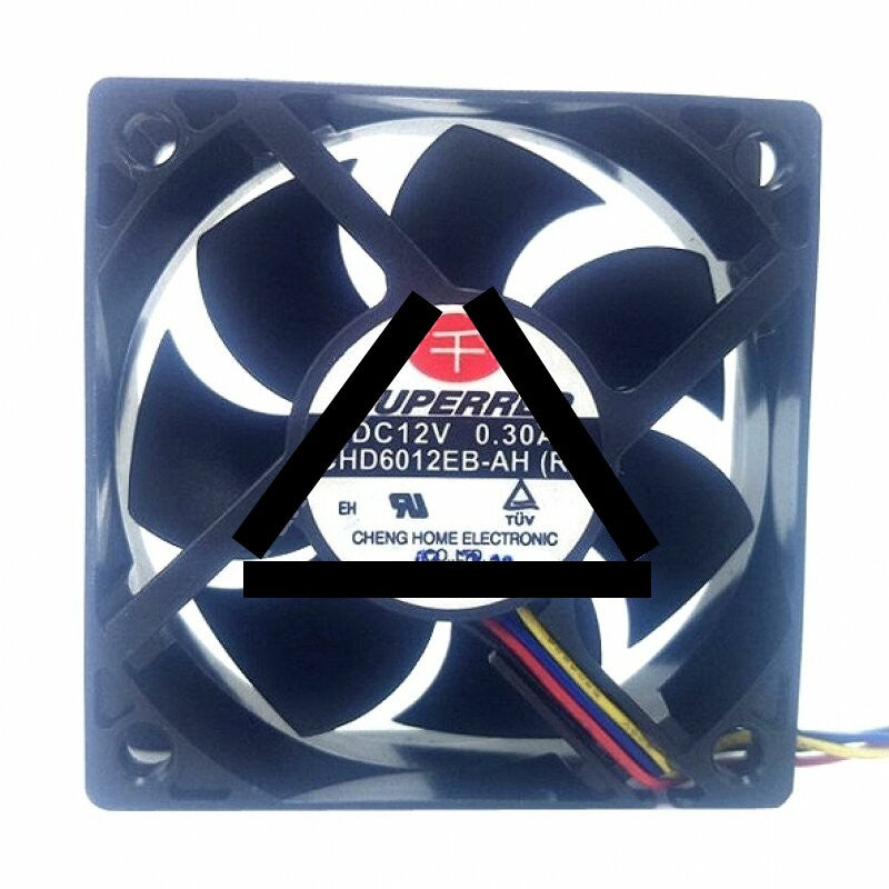 SuperRed CHD6012EB-AH(RE) DC 12V 0.30A 2 Wires / 3 Wires / 4 Wires Axial Cooling Fan