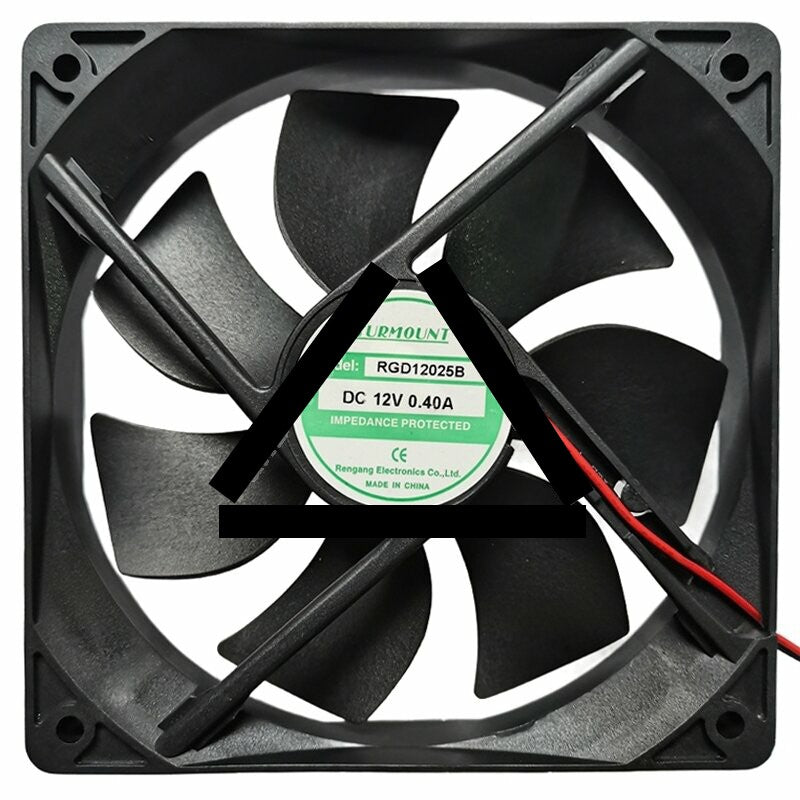 SURMOUNT RGD12025B 12V 0.40A Impedance Protected Axial Fan