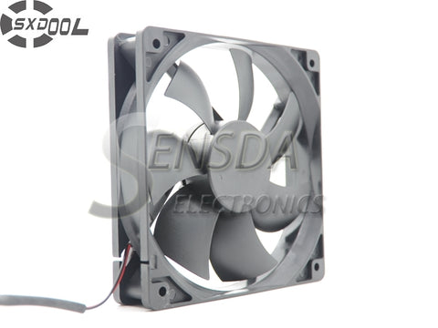 SXDOOL high quality axial DC fan 120x120x25 Cooler Cooling Fan 120*120*25 Genuine Power 12025 24V Radiator Fan