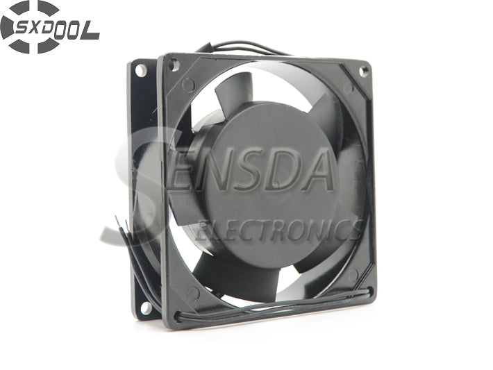 SXDOOL Original Axial fan 92*92*25mm 9025 9cm 90mm 2250RPM AC 220V Dual ball bearing industrial cooling fan