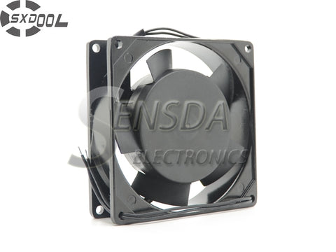SXDOOL Original Axial fan 92*92*25mm 9025 9cm 90mm 2250RPM AC 220V Dual ball bearing industrial cooling fan