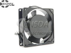 SXDOOL Original Axial fan 92*92*25mm 9025 9cm 90mm 2250RPM AC 220V Dual ball bearing industrial cooling fan