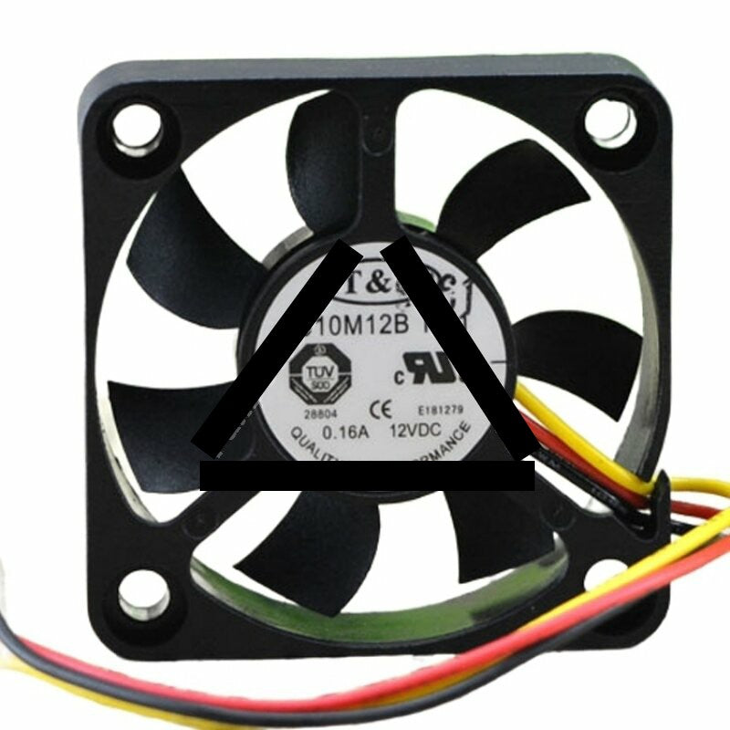 T&amp;T 4010M12B NF1 DC 12V 0.16A 2 Wires / 3 Wires Axial Cooling Fan