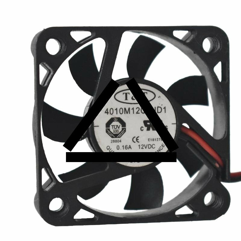 T&amp;T 4010M12C ND1 DC 12V 0.16A 4010 Axial Cooling Fan