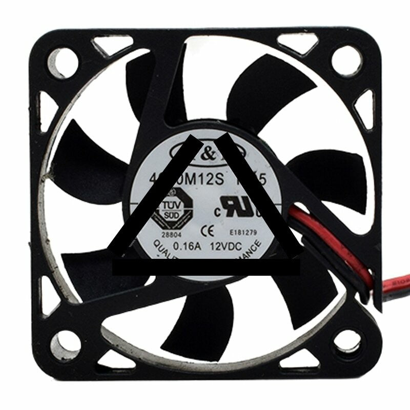 T&amp;T 4010M12S ND5 DC 12V 0.16A 4010 Axial Cooling Fan