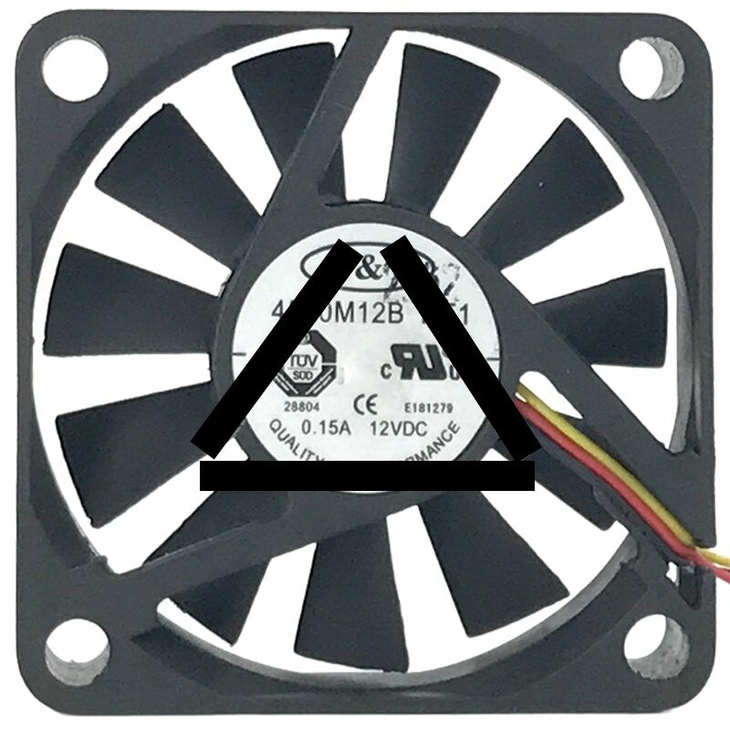 T&amp;T 4510M12B NF1 12V 0.15A 2 / 3 Wires Axial Cooling Fan