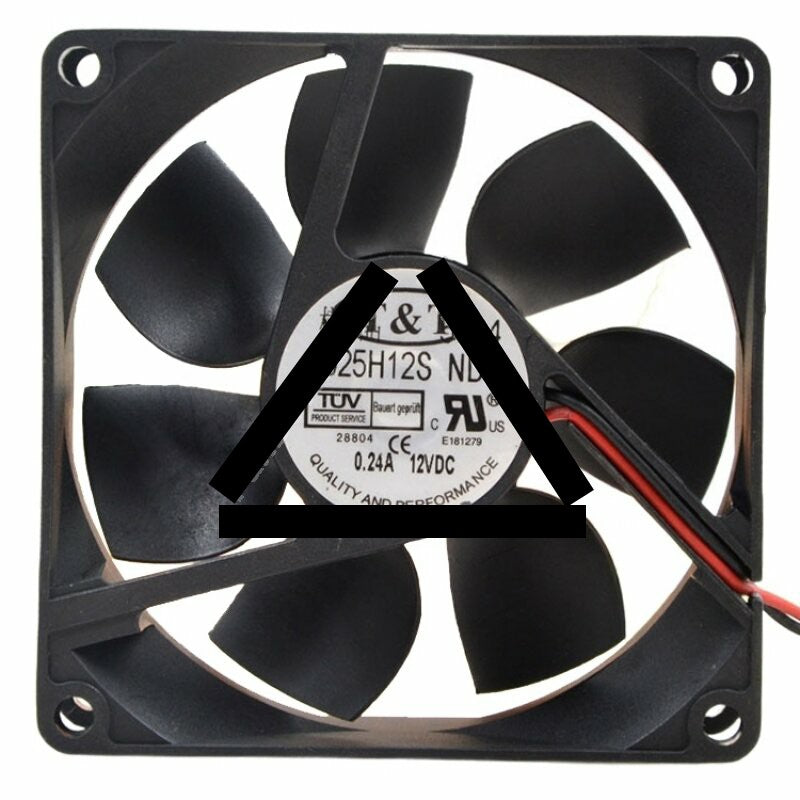 T&amp;T 8025H12S ND9 DC 12V 0.24A 8025 Axial Cooling Fan