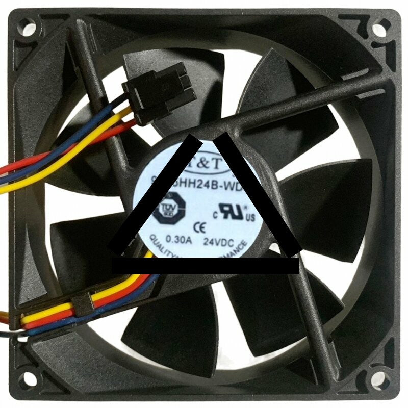 T&amp;T 9225HH24B-WDO DC 24V 0.30A 2 Wires / 3 Wires Axial Cooling Fan