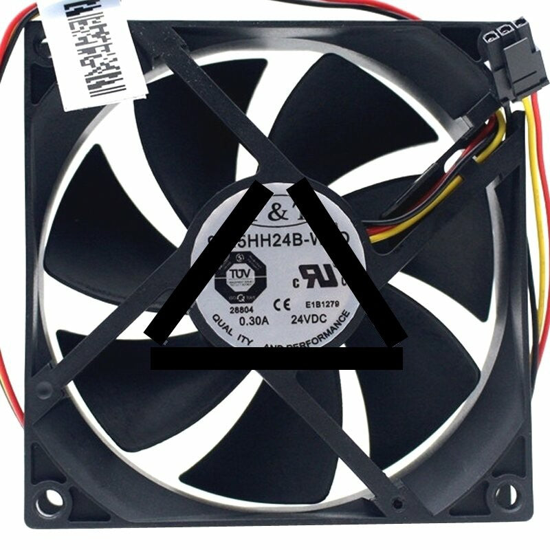 T&amp;T 9225HH24B-WFO DC 24V 0.30A 2 Wires / 3 Wires Axial Cooling Fan