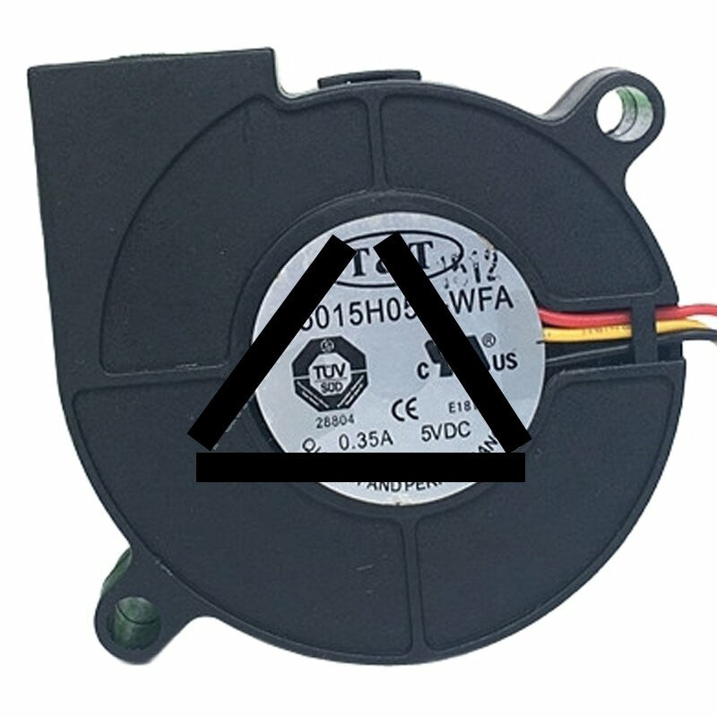 T&amp;T B5015H05B-WFA DC 5V 0.35A 3 Wires Blower Cooling Fan