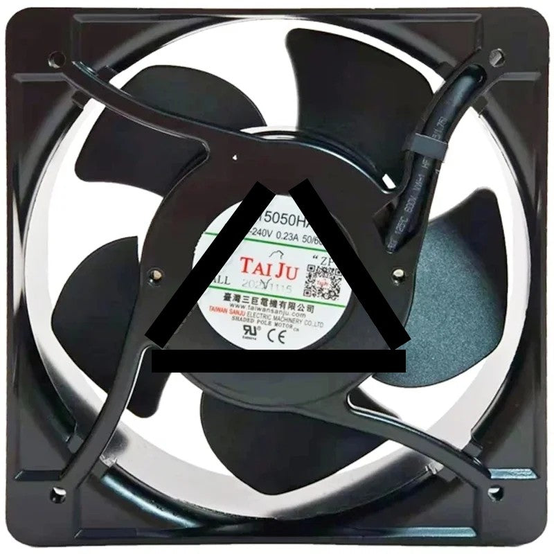 TAIJUN SJ15050HA2 220-240V 0.23A 2 Wires Ball Bearing Cooling Fan