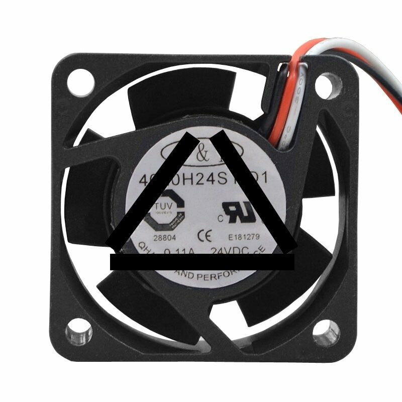 T&amp;T 4020H24S DC 24V 0.11A 2 Wires / 3 Wires Axial Cooling Fan