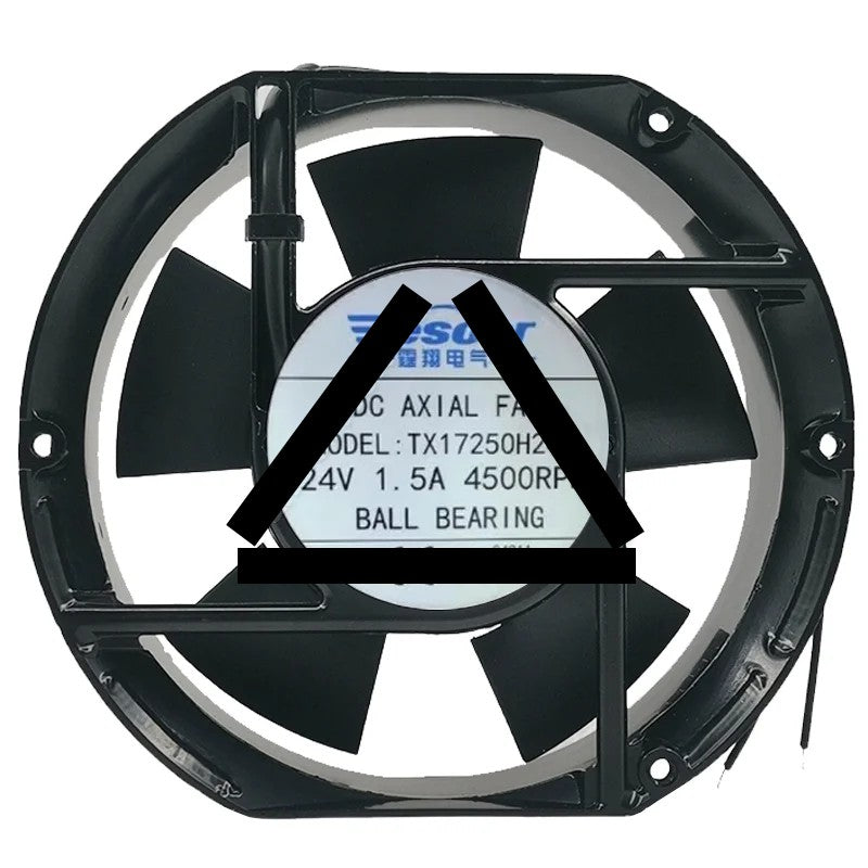 Tesoer TX17250H24B DC 24V 1.5A Ball Bearing IP55 Waterproof Cooling Fan