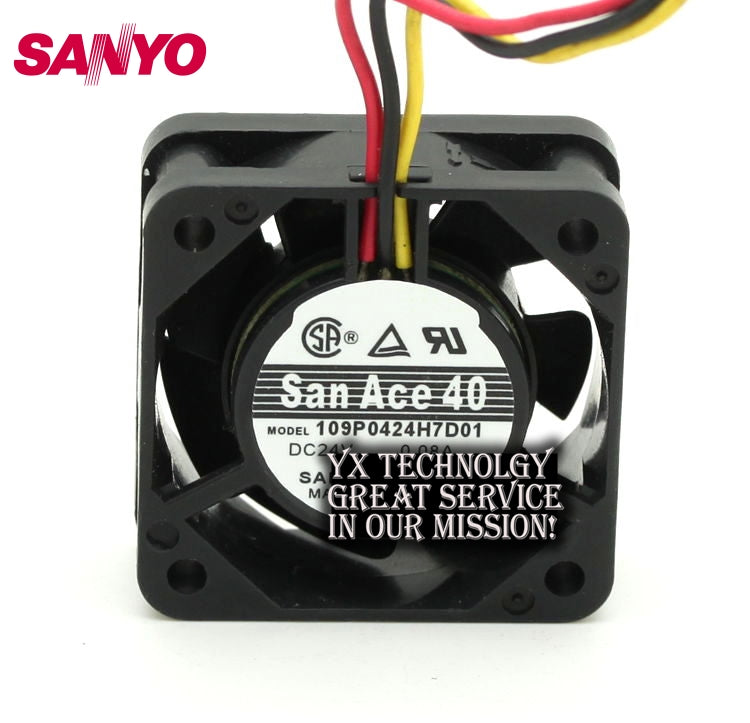 The new 109P0424H7D01 24V 0.08A 4015 4CM inverter fan for 40*40*15mm