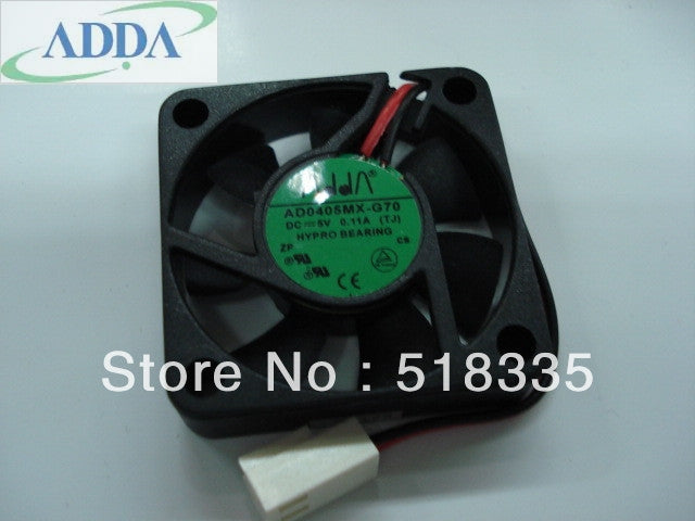 The new ADDA AD0405MX-G70 4010 4cm 5V DC 0.11A server inverter PC case cooling fan
