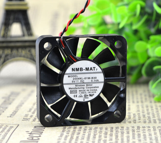 The original NMB 04KL-01W-B30 50*50*10 5CM 5V 0.14A 5 cm 2 line cooling fan
