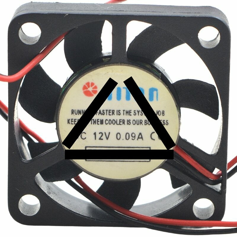 TITAN TFD-3007H12S DC 12V 0.09A 4010 Axial Brushless Cooling Fan