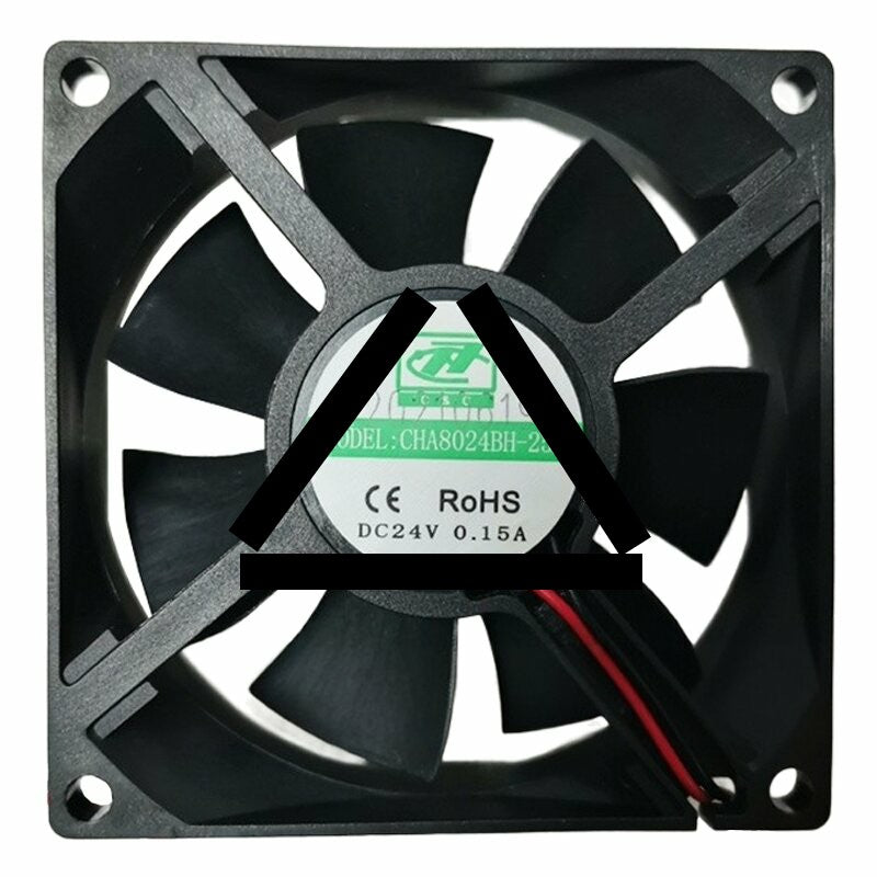 TJ CHA8024BH-25B DC 24V 0.15A 8025 Axial Cooling Fan