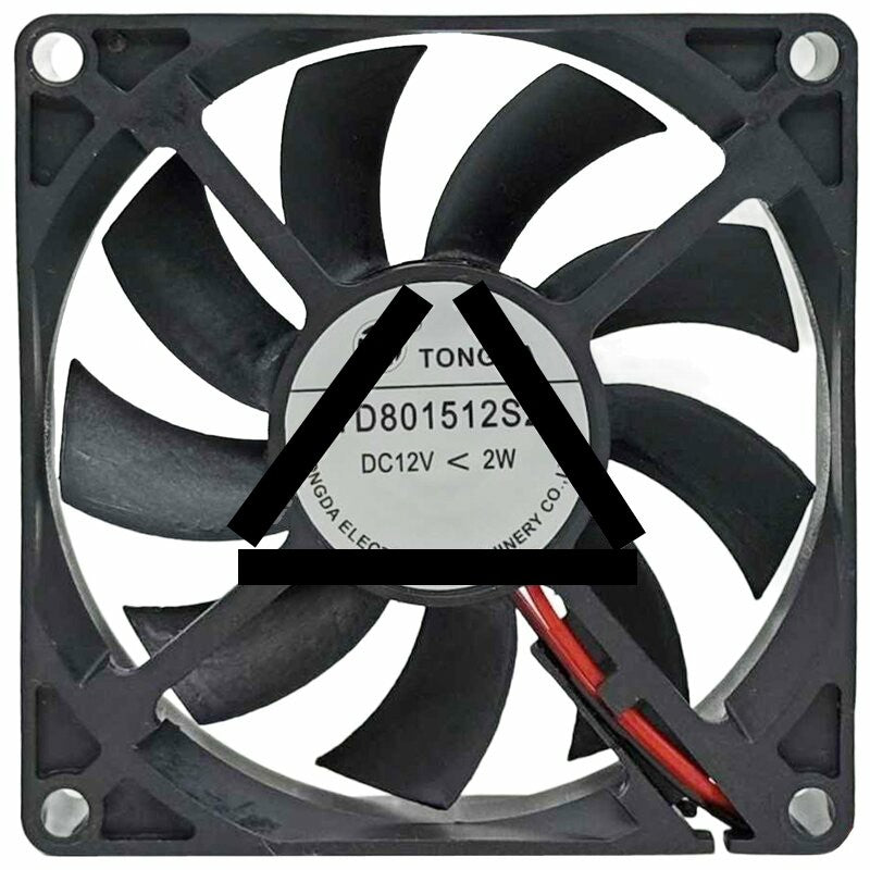 TONGDA TD801512S2 12V 2 Wires Axial Cooling Fan