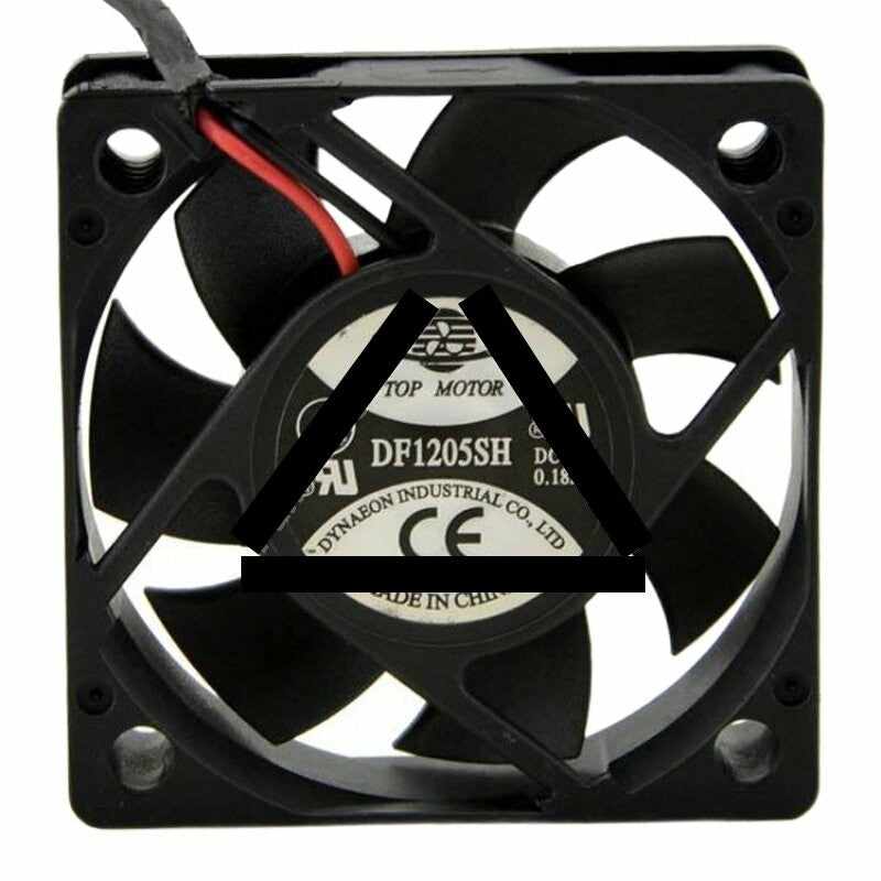 TOP MOTOR DF1205SH DC 12V 0.18A 2 Wires Axial Cooling Fan