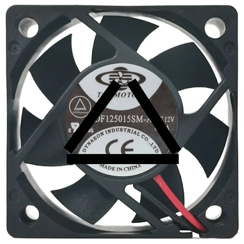 TOP MOTOR DF125015SM-A DC 12V 0.20A 2 Wires Axial Cooling Fan