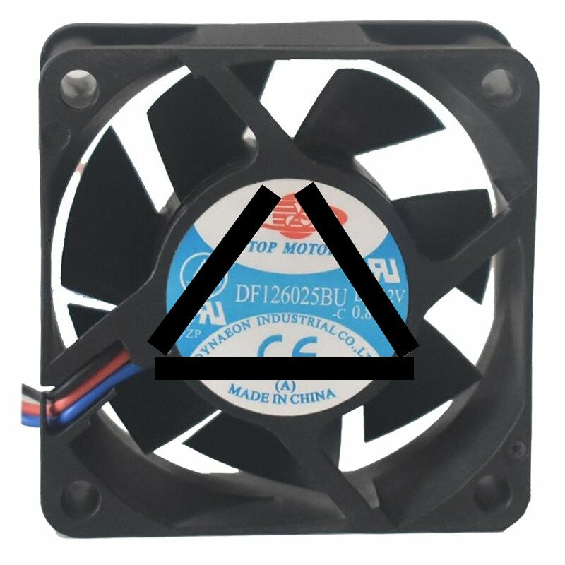 Top Motor DF126025BU DC 12V 0.80A 6025 Axial Cooling Fan