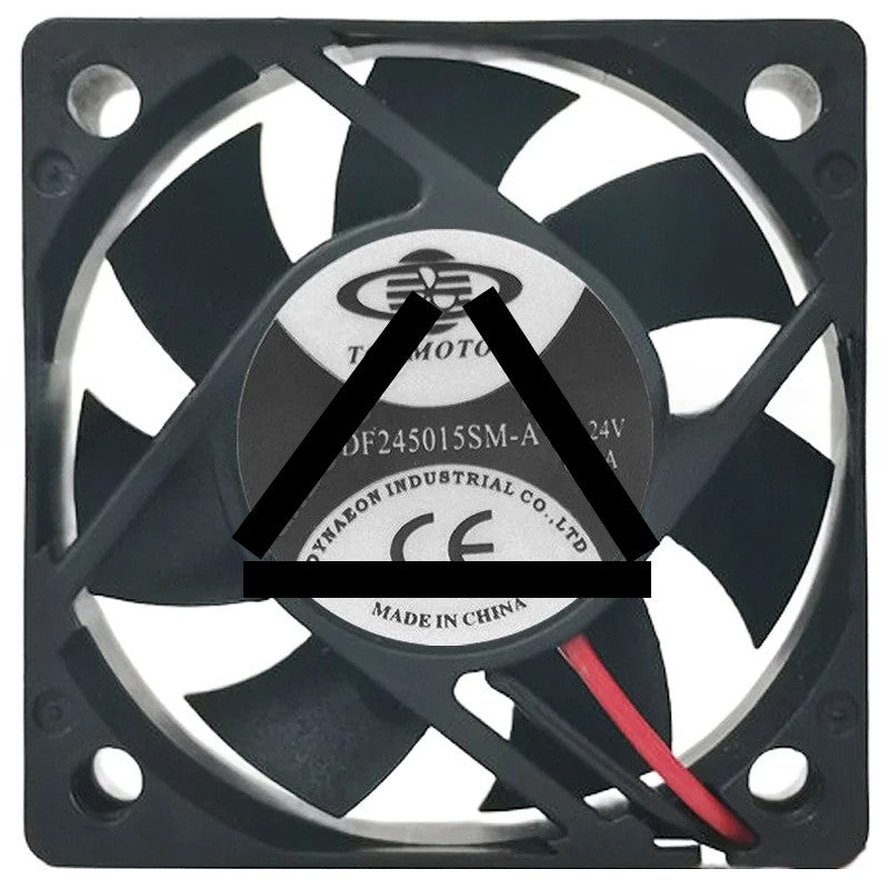 TOP MOTOR DF245015SM-A DC 24V 0.13A 2 Wires Axial Cooling Fan