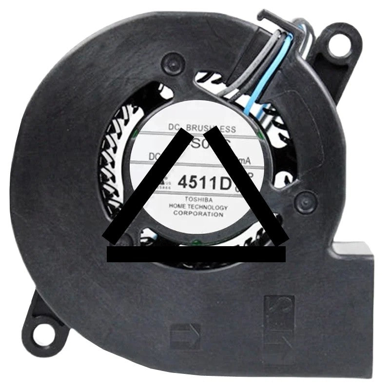 TOSHIBA C-S01C 12V 200mA DC Brushless 3 Wires Blower Cooling Fan