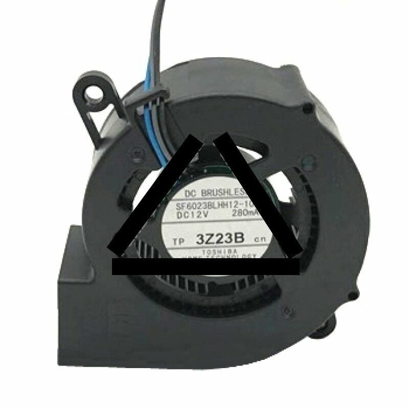 Toshiba SF6023BLHH12-10E DC 12V 280mA 3 Wires Blower Cooling Fan