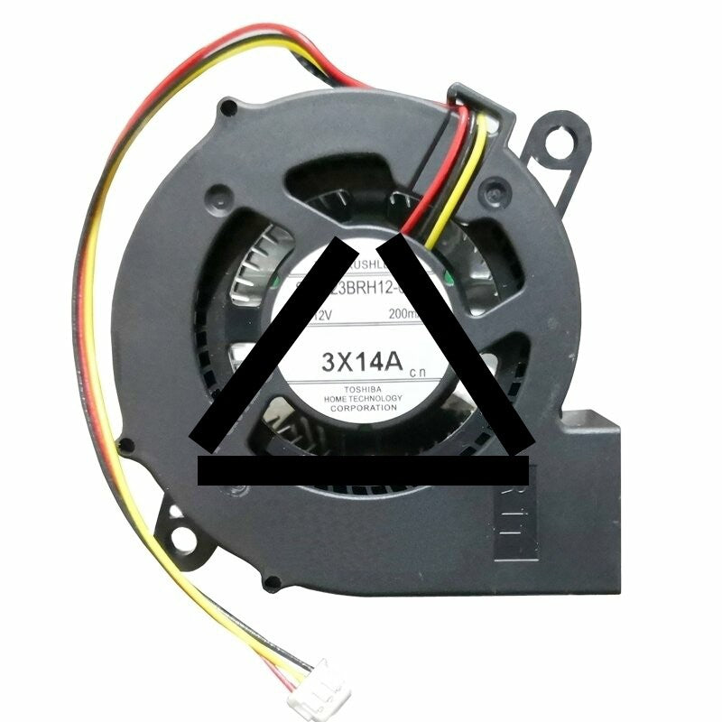 Toshiba SF6023BRH12-02E DC 12V 200mA 3 Wires Blower Cooling Fan