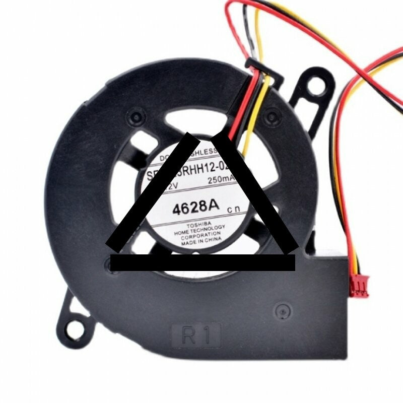 Toshiba SF6023RHH12-02A DC 12V 250mA 3 Wires Blower Cooling Fan