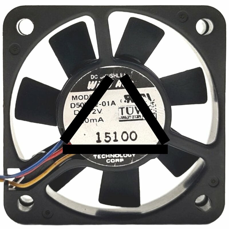 TOSHIBA Wind Ace D50H12-01A DC 12V 120mA Brushless Axial Cooling Fan