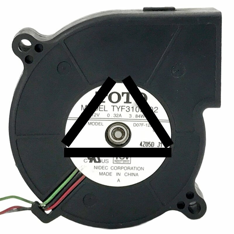 TOTO TYF310LJ02 DC 12V 0.32A 3.84W 2 / 3 Wires Blower Cooling Fan