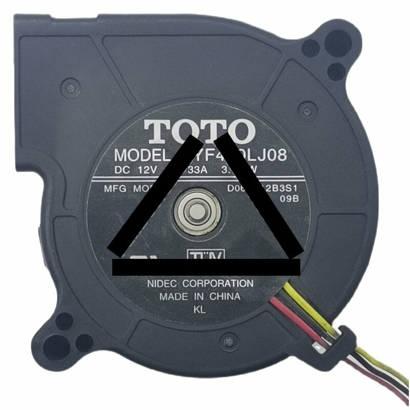 TOTO TYF450LJ08 DC 12V 0.33A 3.96W 3 Wires Blower Cooling Fan