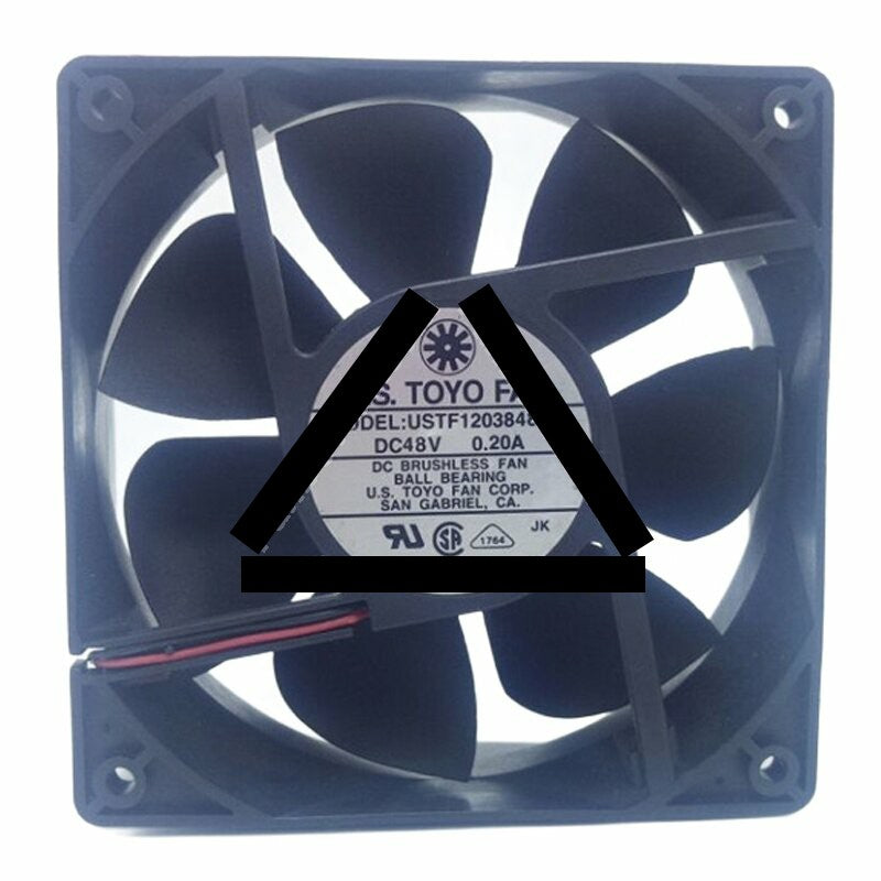 TOYO FAN USTF1203848HW DC 48V 0.20A 12038 Ball Bearing Brushless Axial Cooling Fan